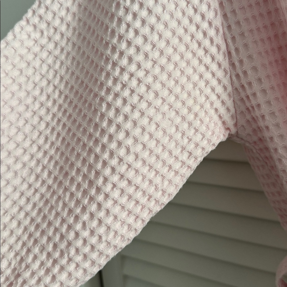 Softies Paddi Murphy Soft Pink Cotton Waffle Robe Small - Picture 4 of 8